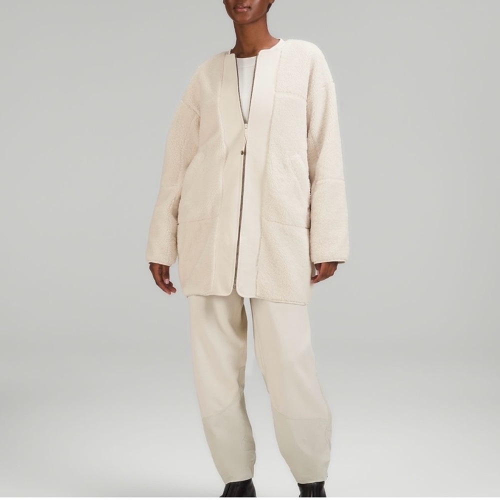 Lululemon Collarless Fleece Full Zip